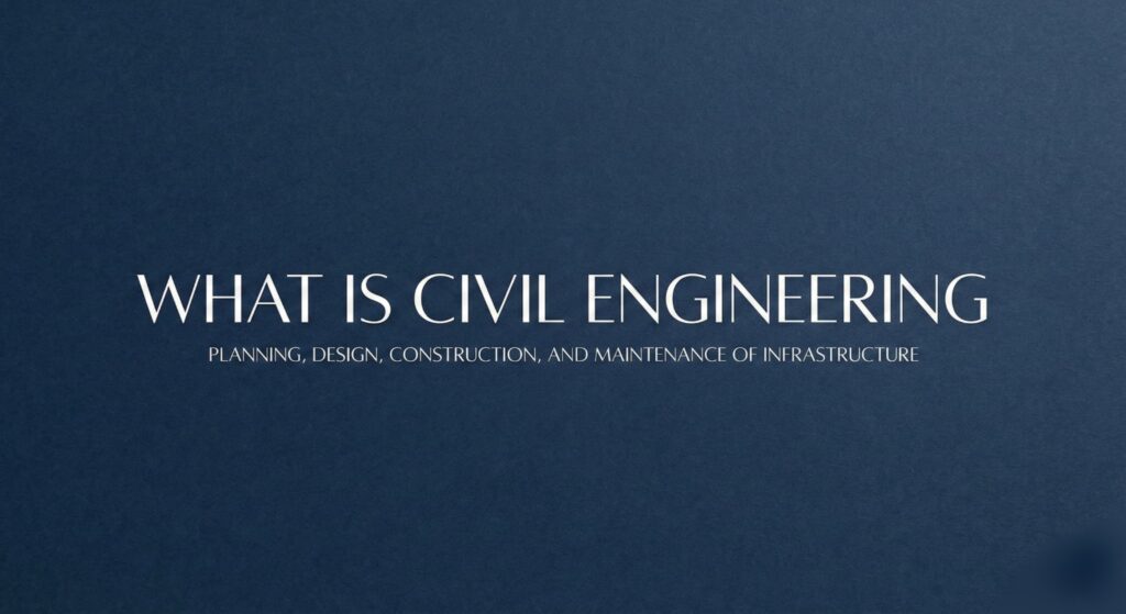 What Is Civil Engineering